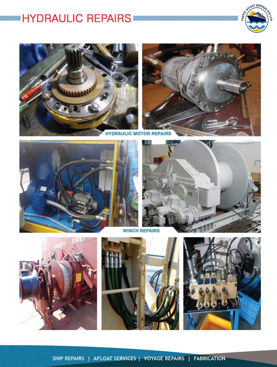 Hydraulic Repairs – Motors, Winches & Hoses
