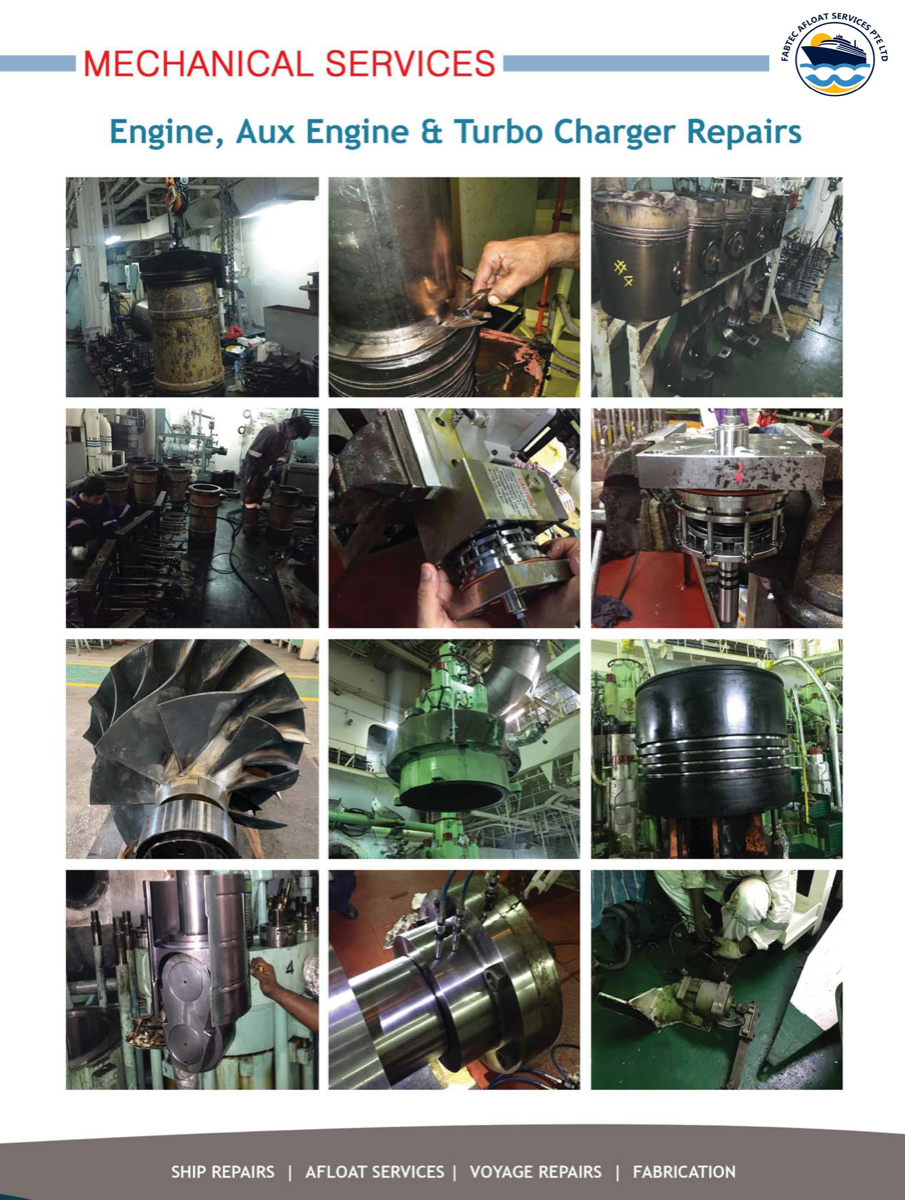Mechanical Services – Engine & Turbocharger Repairs