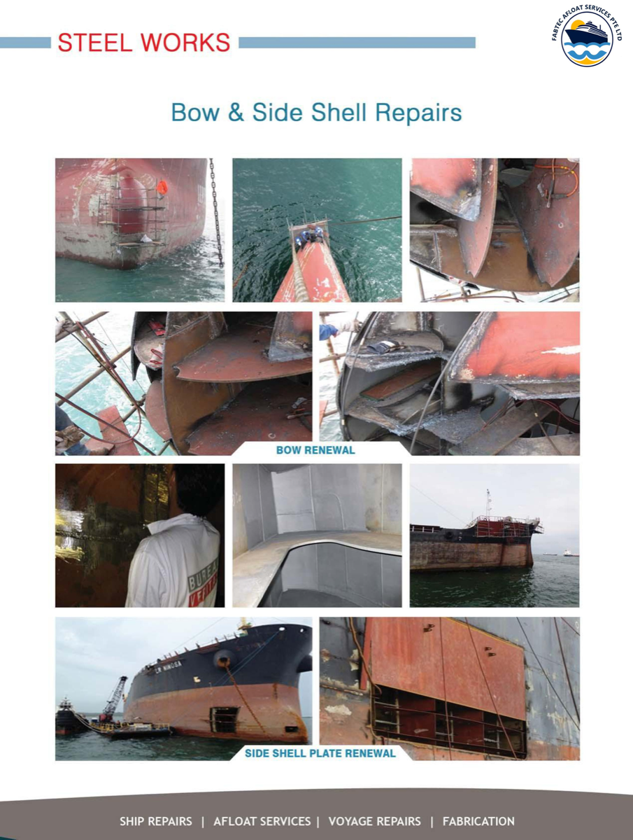 Steel Works – Bow & Shell Repairs